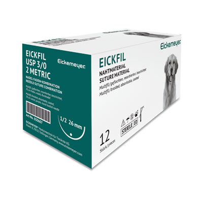 EICKFIL, Resorberbar sutur med nål